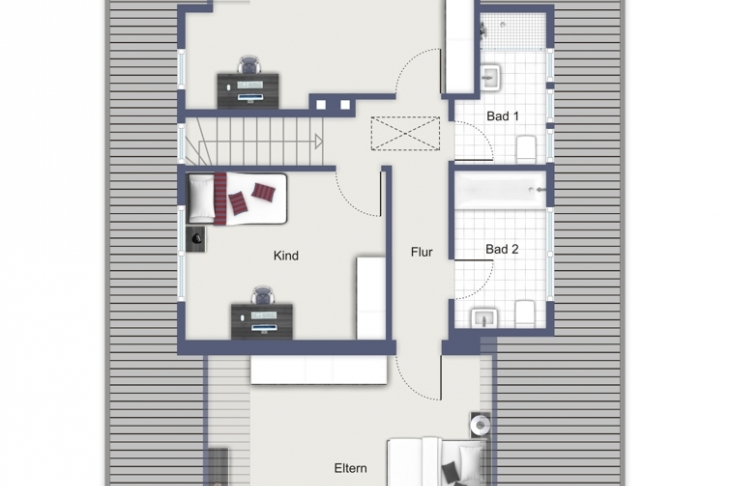 Grundriss Dachgeschoss