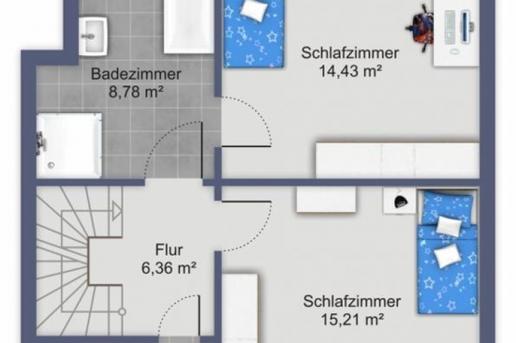 Grundriss Dachgeschoss