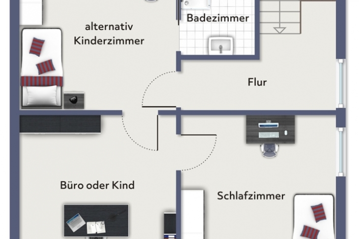 Grundriss Dachgeschoss