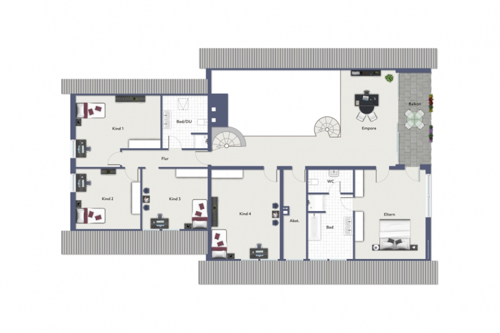 Grundriss Dachgeschoss