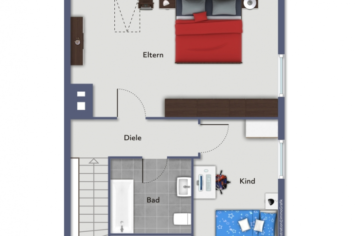 Grundriss Dachgeschoss