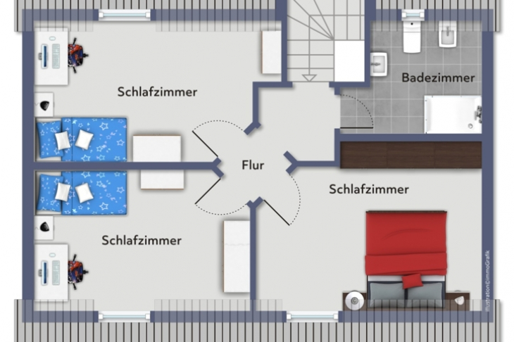 Grundriss Dachgeschoss