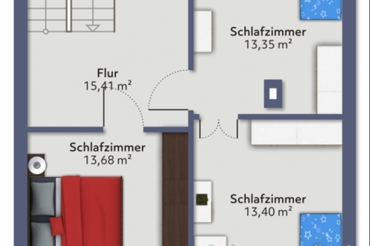 Grundriss Dachgeschoss