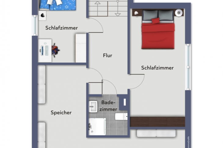 Grundriss Dachgeschoss