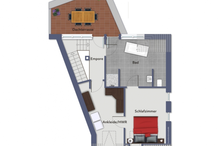 Grundriss Dachgeschoss