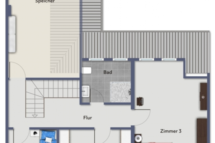 Grundriss Dachgeschoss