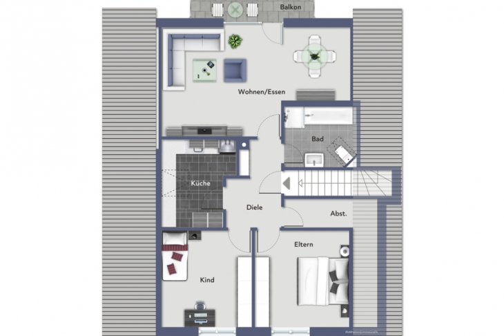 Grundriss Dachgeschoss