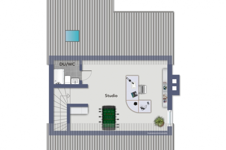 Grundriss Dachgeschoss