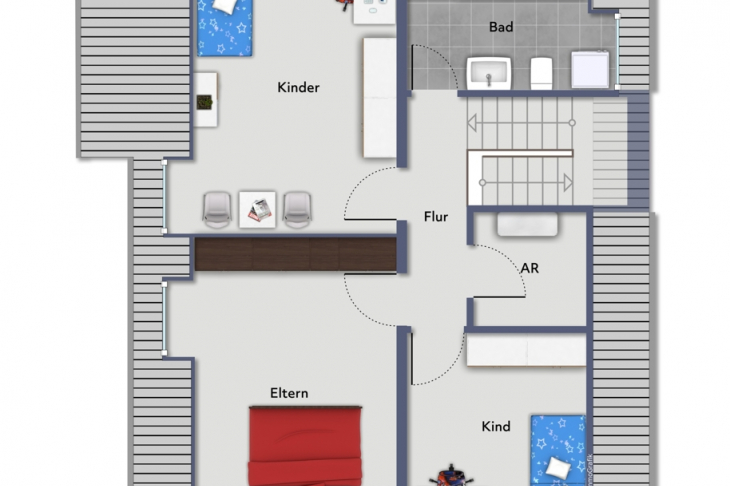 Grundriss Dachgeschoss
