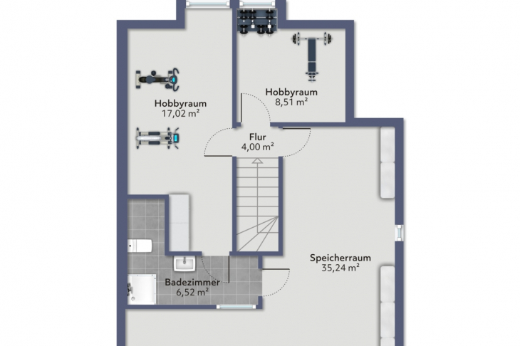 Grundriss Dachgeschoss