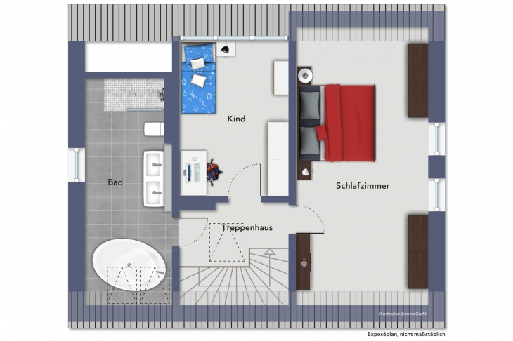Grundriss Dachgeschoss