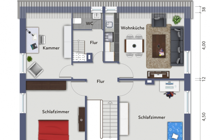 Grundriss Dachgeschoss