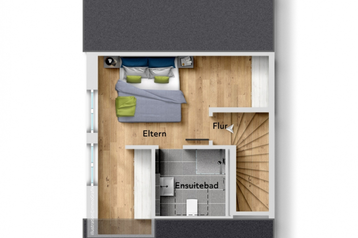 Grundriss Dachgeschoss