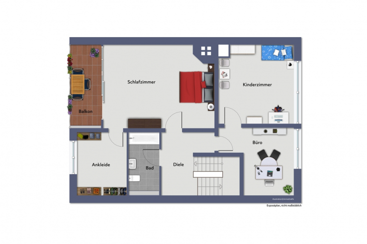 Grundriss Dachgeschoss