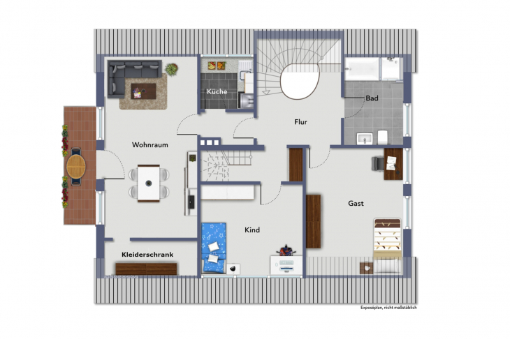 Grundriss Dachgeschoss