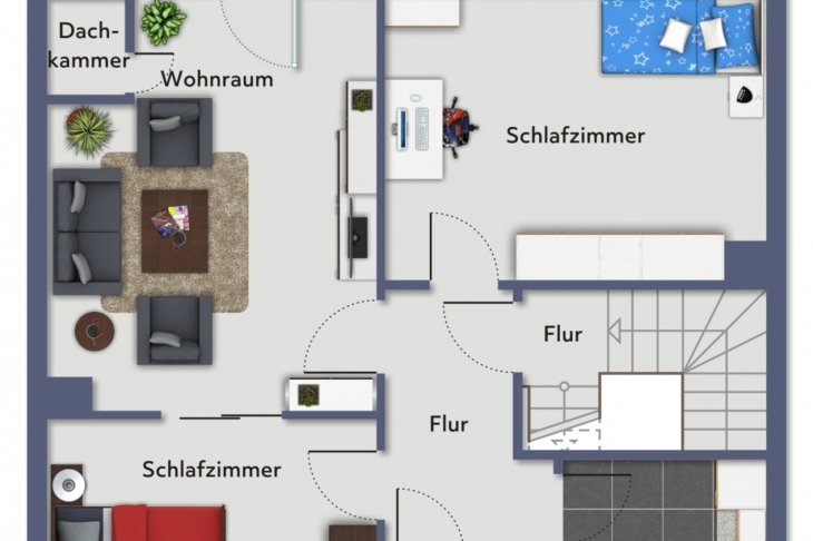 Grundriss Dachgeschoss