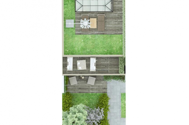 Grundriss Dachterasse