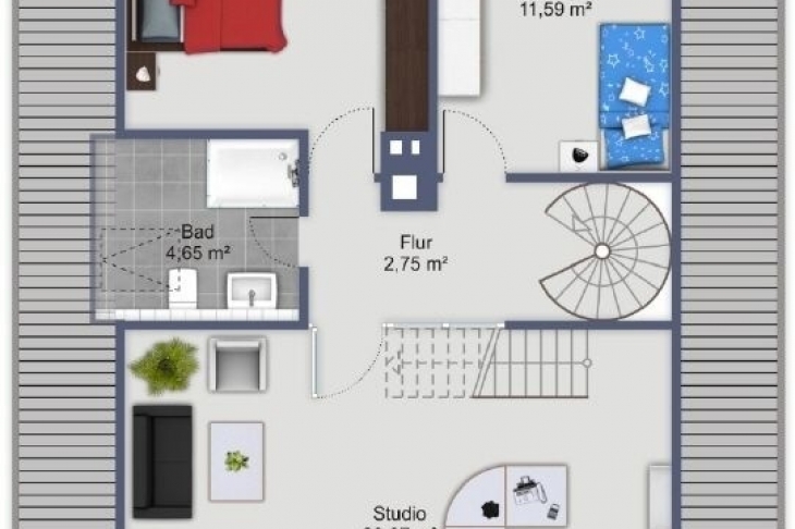 Grundriss DG