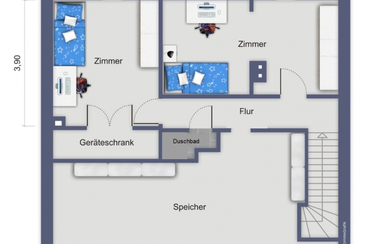 Grundriss DG