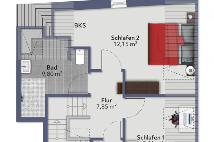 Grundriss DG