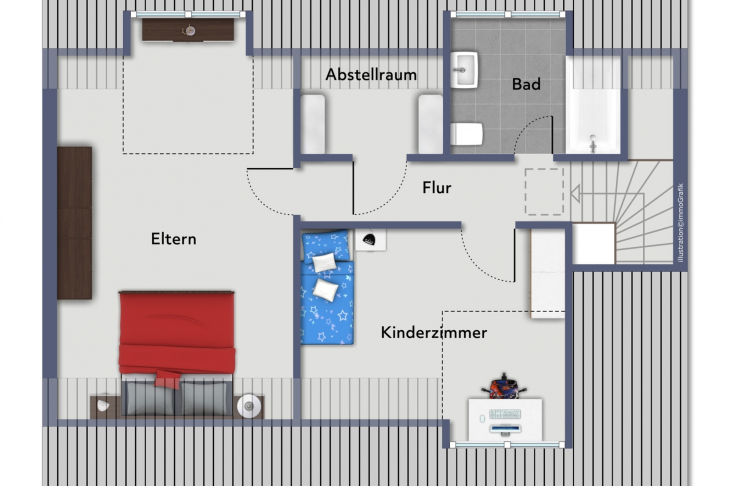 Grundriss DG Wohnung
