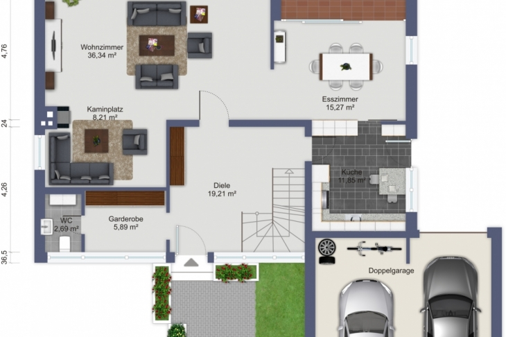 Grundriss EG