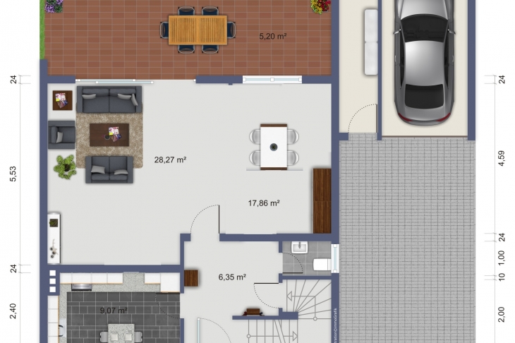 Grundriss EG