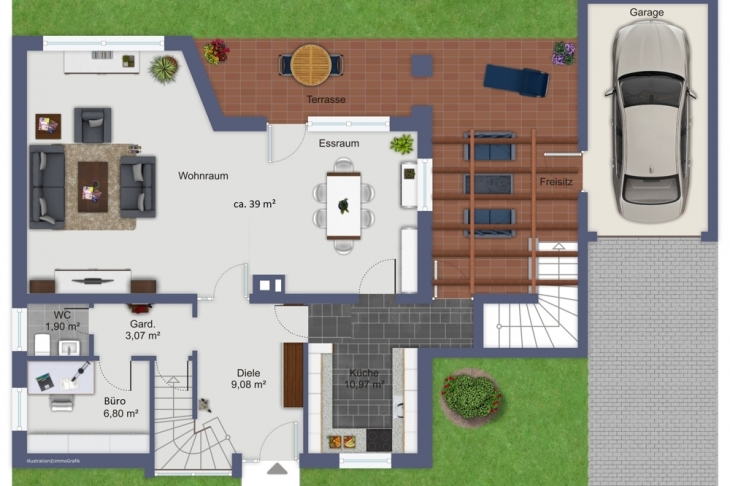 Grundriss EG