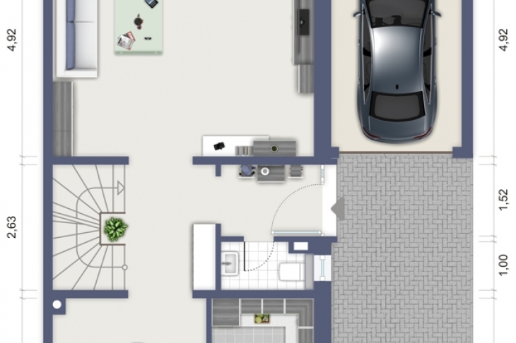 Grundriss EG