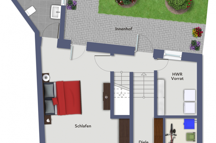 Grundriss EG Einfamilienhaus