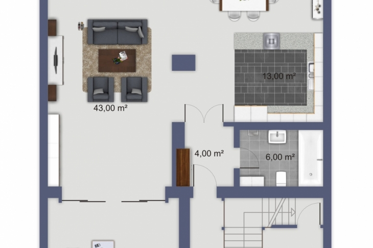 Grundriss Erdgeschoss