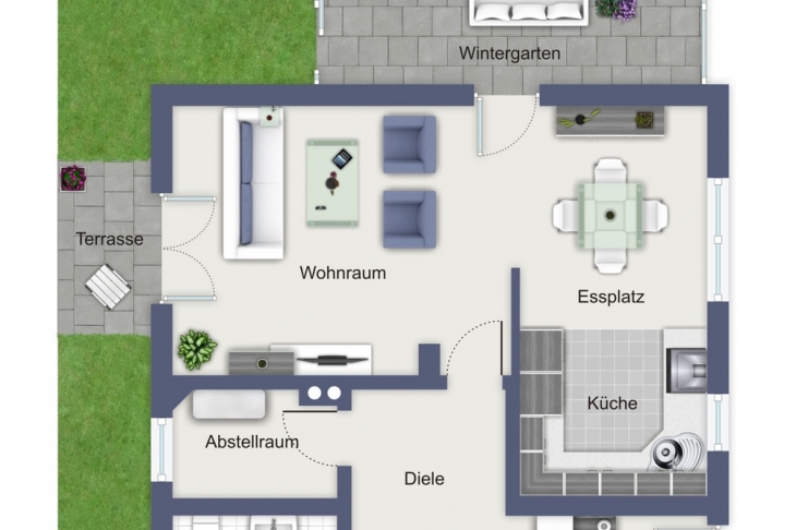 Grundriss Erdgeschoss
