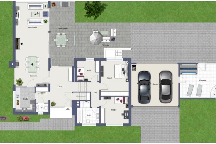 Grundriss Erdgeschoss