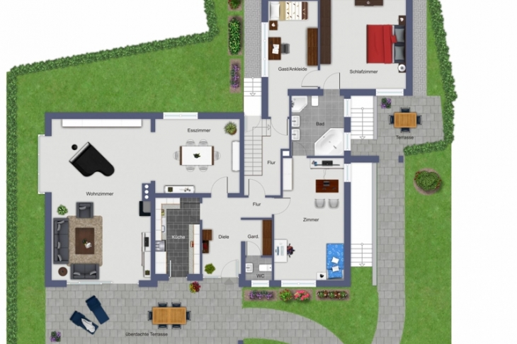Grundriss Erdgeschoss