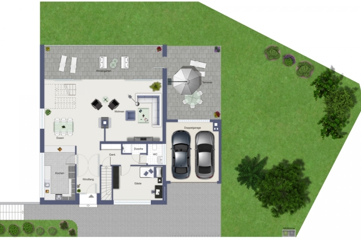 Grundriss Erdgeschoss