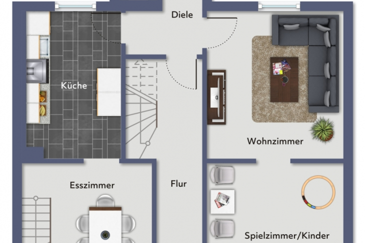 Grundriss, Erdgeschoss