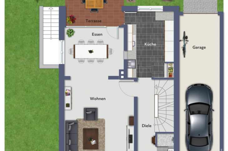Grundriss Erdgeschoss