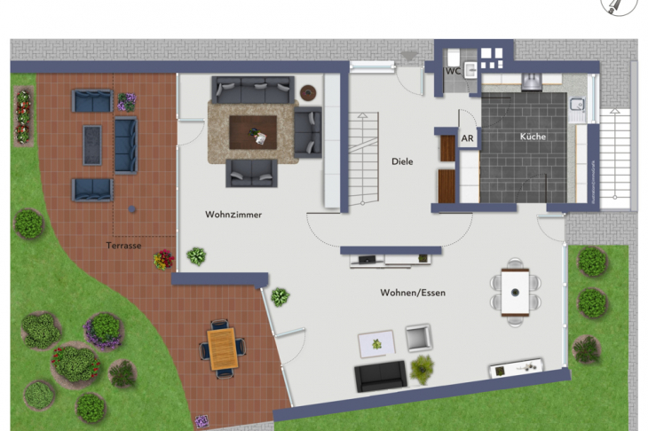 Grundriss Erdgeschoss