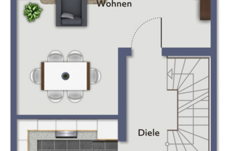 Grundriss Erdgeschoss 
