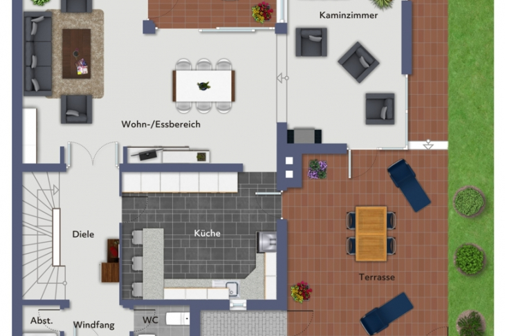 Grundriss Erdgeschoss