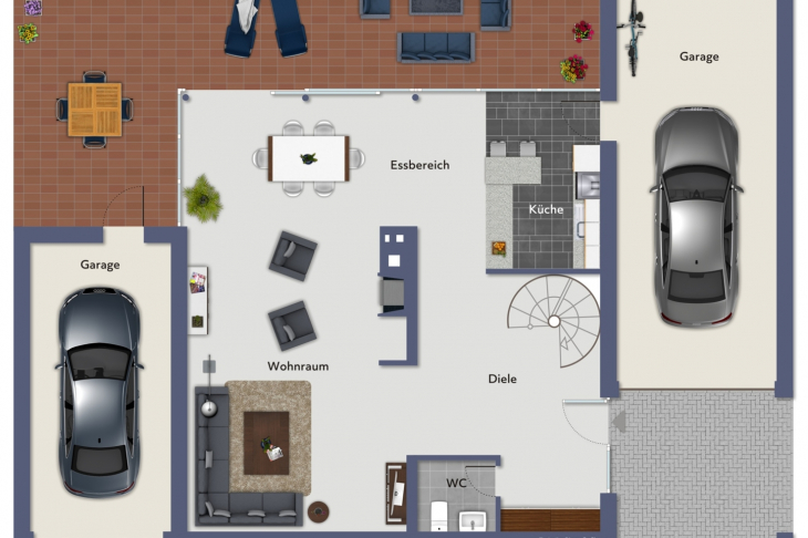 Grundriss Erdgeschoss