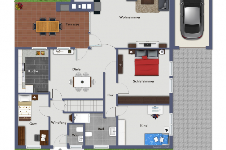 Grundriss Erdgeschoss