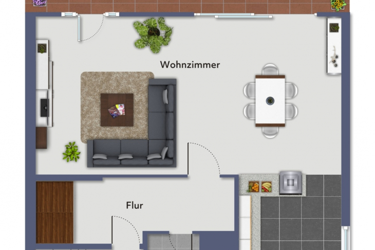 Grundriss Erdgeschoss