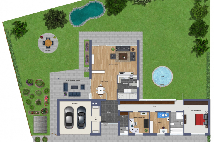 Grundriss Erdgeschoss