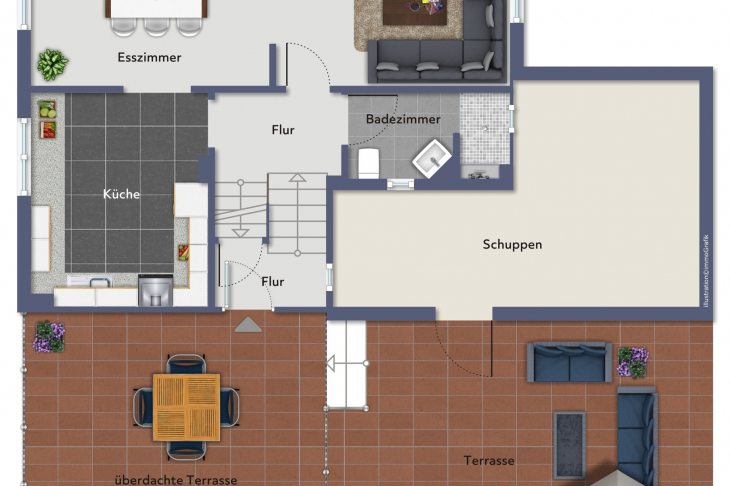 Grundriss Erdgeschoss