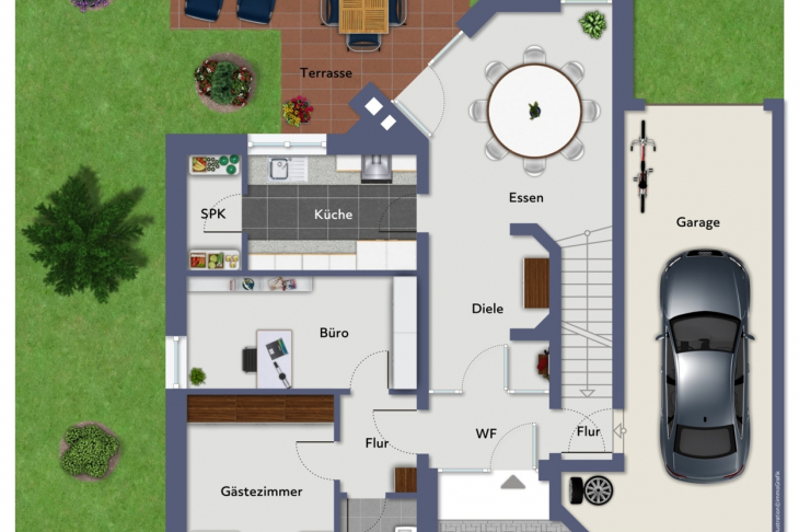 Grundriss Erdgeschoss