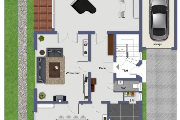 Grundriss Erdgeschoss