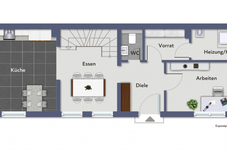 Grundriss Erdgeschoss