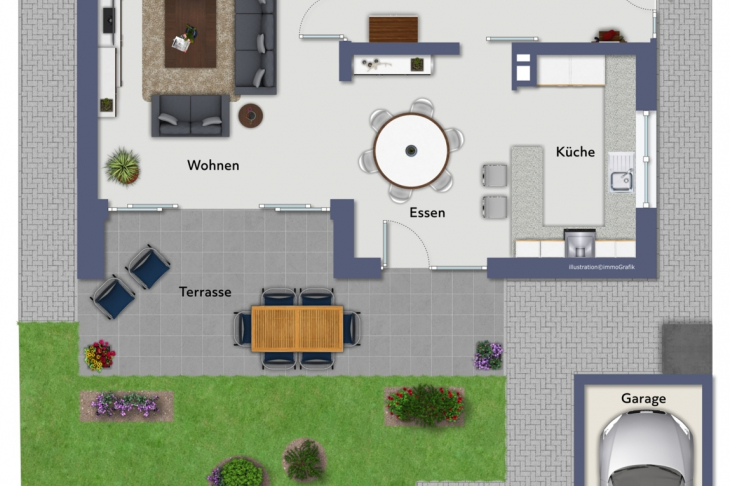 Grundriss Erdgeschoss