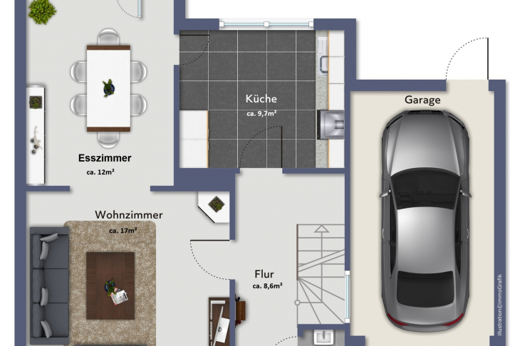 Grundriss Erdgeschoss